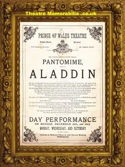 Liverpool Prince Of Wales Theatre – Aladin – 1881