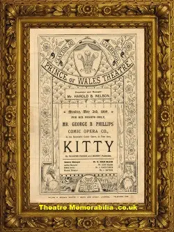 Liverpool Prince Of Wales Theatre – Kitty – 1898