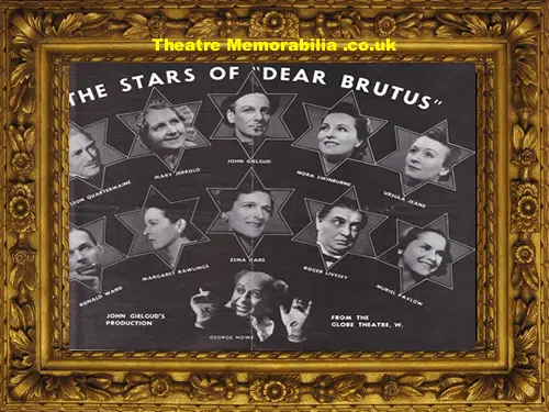 Liverpool Royal Court Theatre - Dear Brutus - 1941 John Gielgud