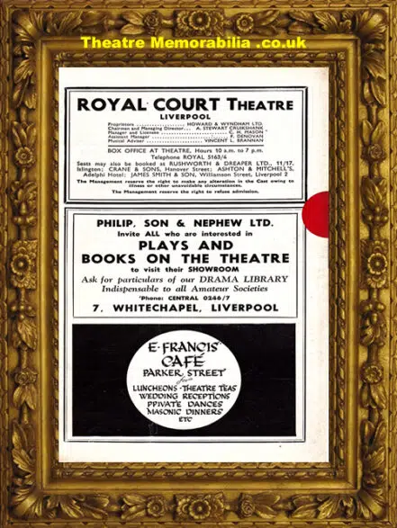 Liverpool Royal Court Theatre – D’oyly Carte Opera – 1946