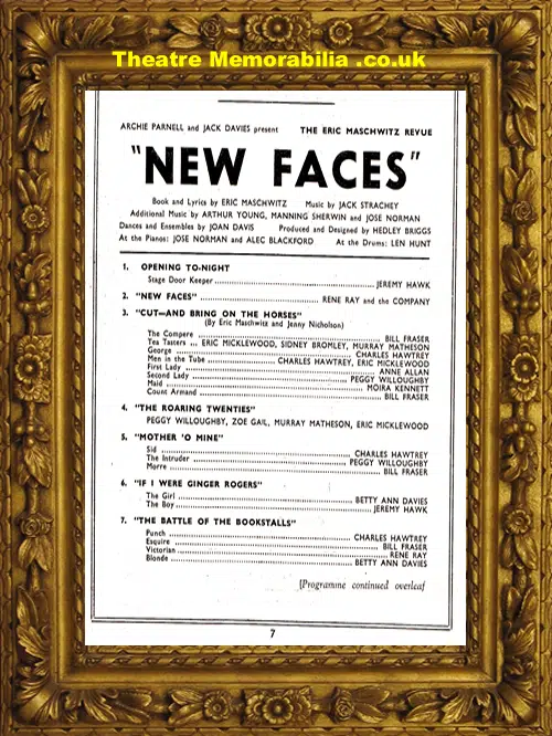 Liverpool Royal Court Theatre - New Faces - 1941