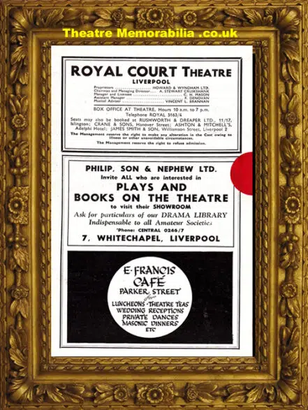 Liverpool Royal Court Theatre – While The Sun Shines – 1945