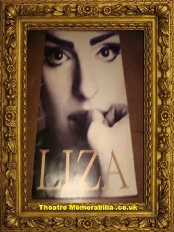 Liza Minnelli Concert Tour Programme 1980s