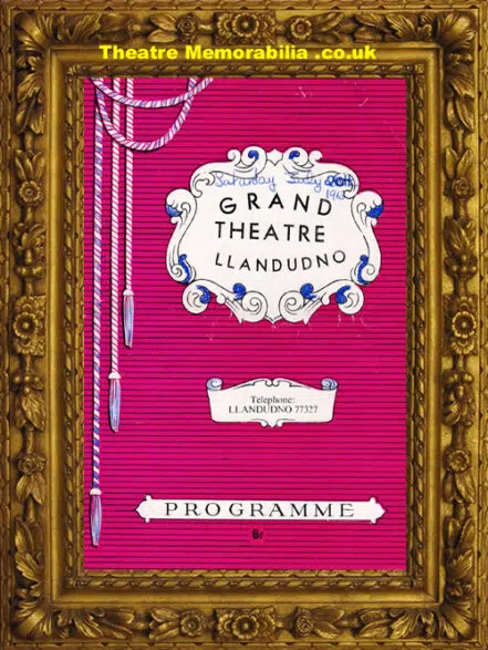 Llandudno Grand Theatre – The Boyfriend – 1963