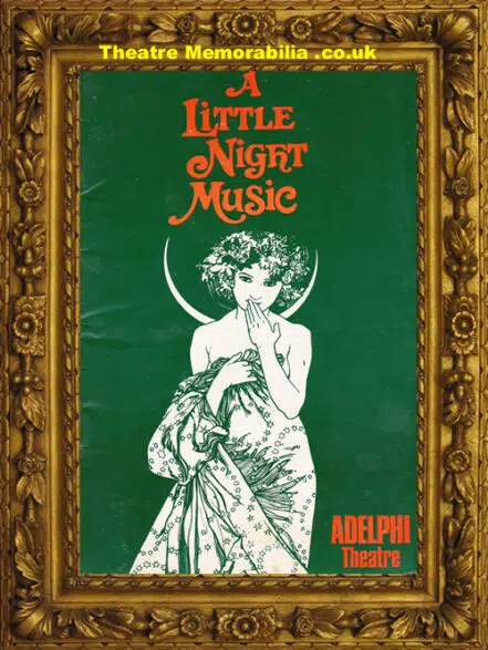 London Adelphi Theatre – A Little Night Music – 1975
