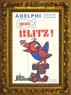 London Adelphi Theatre – Blitz – 1962
