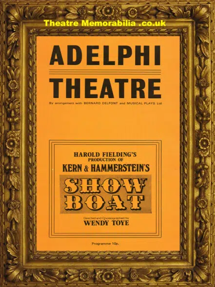 London Adelphi Theatre – Show Boat – 1971 – Derek Royal