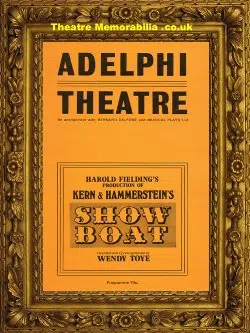 London Adelphi Theatre – Show Boat – 1971 – Derek Royal