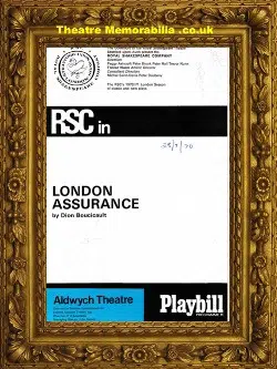 London Aldwych Theatre – London Assurance – 1970 Judi Dench