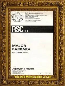 London Aldwych Theatre – Major Barbara – 1970 Dame Judi Dench