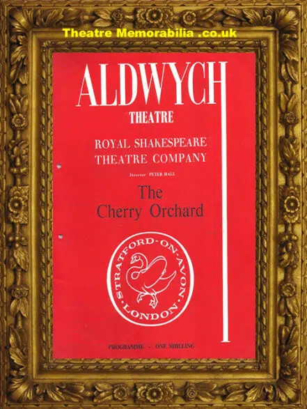 London Aldwych Theatre – The Cherry Orchard – 1970’s Judi Dench