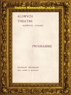 London Aldwych Theatre – The Two Pins – 1908