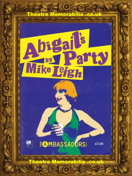 London Ambassador Theatre – Abigail’s Party – 2002 – Mike Leigh