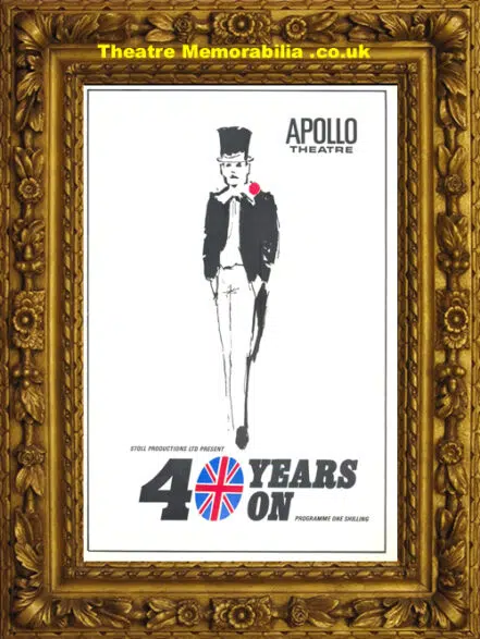 London Apollo Theatre – 40 Years On – 1968 John Gielgud