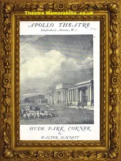 London Apollo Theatre – Hyde Park Corner – 1934