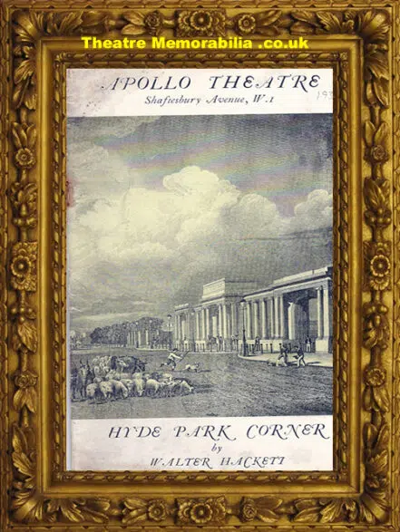 London Apollo Theatre – Hyde Park Corner – 1934