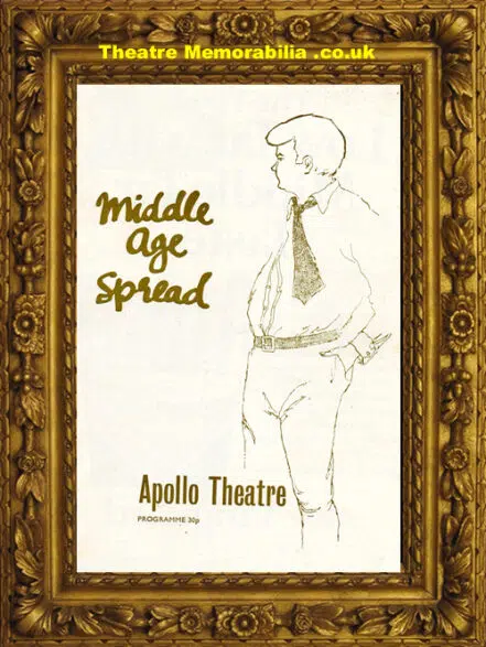 London Apollo Theatre – Middle Age Spread – 1980 Rodney Bewes