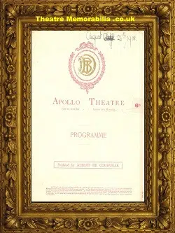 London Apollo Theatre – Soldier Boy – 1918