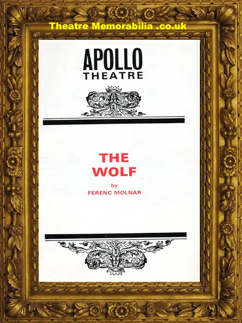London Apollo Theatre - The Wolf - 1973 - Judi Dench + Woodward