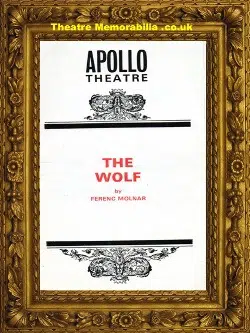 London Apollo Theatre – The Wolf – 1973 – Judi Dench + Woodward