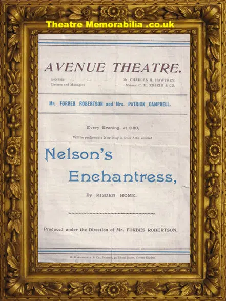 London Avenue Theatre – Nelson’s Enchantress – 1897