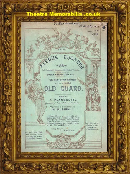 London Avenue Theatre – Old Guard – 1888