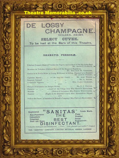 London Avenue Theatre - Old Guard - 1888