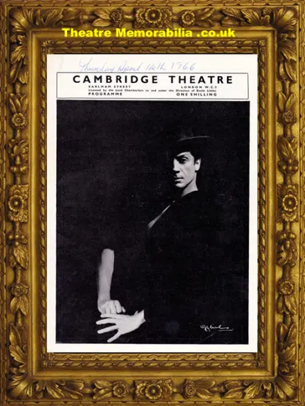 London Cambridge Theatre – Antonio – 1966 – Ballet