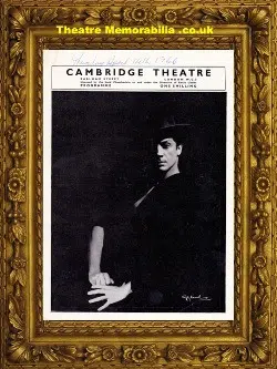 London Cambridge Theatre – Antonio – 1966 – Ballet