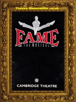 London Cambridge Theatre – Fame The Musical – 1995