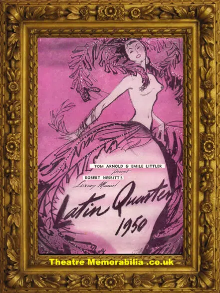 London Casino Theatre Du Rire – Latin Quarter – 1950 – Beverley