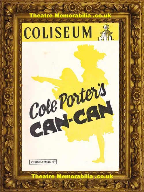 London Coliseum - Can Can - Cole Porter - 1954