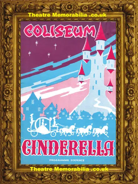 London Coliseum – Cinderella – 1959 – Tommy Steele