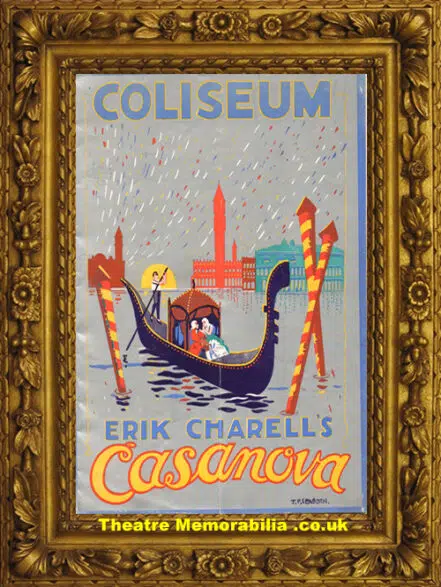 London Coliseum Theatre – Casanova – 1960s + Ticket