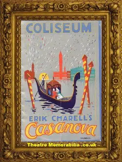 London Coliseum Theatre – Casanova – 1960s + Ticket