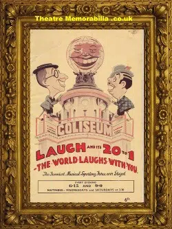 London Coliseum Theatre – Laugh and it’s Twenty To One – 1940s
