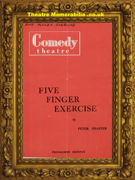 London Comedy Theatre – Five Finger Exercise – 1958