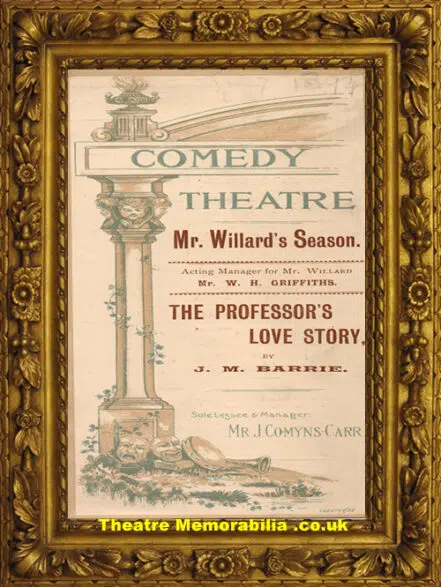 London Comedy Theatre – Professor’s Love Story – 1894