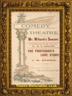 London Comedy Theatre – Professor’s Love Story – 1894