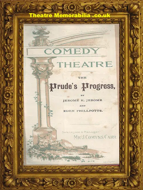 London Comedy Theatre - Prude's Progress - 1895