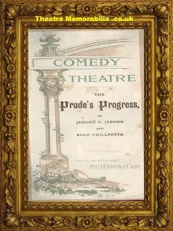 London Comedy Theatre – Prude’s Progress – 1895