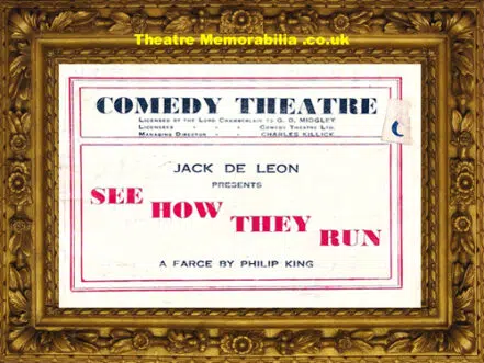 London Comedy Theatre – See How They Run – 1945