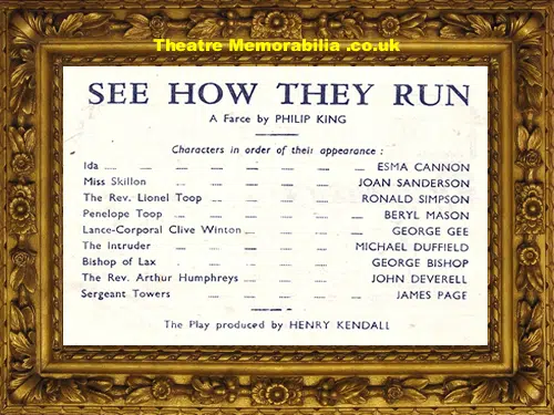 London Comedy Theatre - See How They Run - 1945