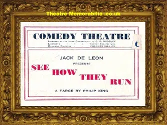 London Comedy Theatre - See How They Run - 1945