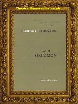 London Comedy Theatre – Son Of Oblomov – 1965 Spike Milligan