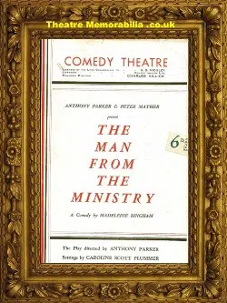 London Comedy Theatre - The Man From The Ministry - 1946