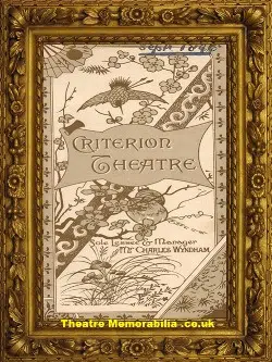 London Criterion Theatre – A Blind Marriage – 1896