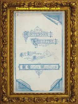 London Criterion Theatre – Betsy – 1888
