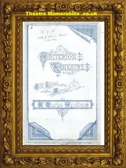 London Criterion Theatre – Betsy – 1888