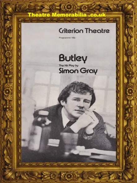 London Criterion Theatre – Butley – 1971 – Richard Briers